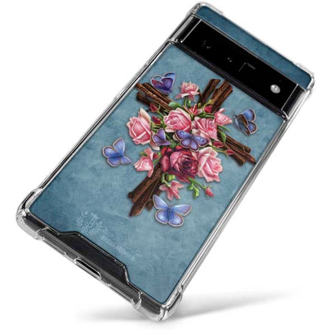 Brigid Ashwood Flower Cross Google Pixel 6 Clear Case